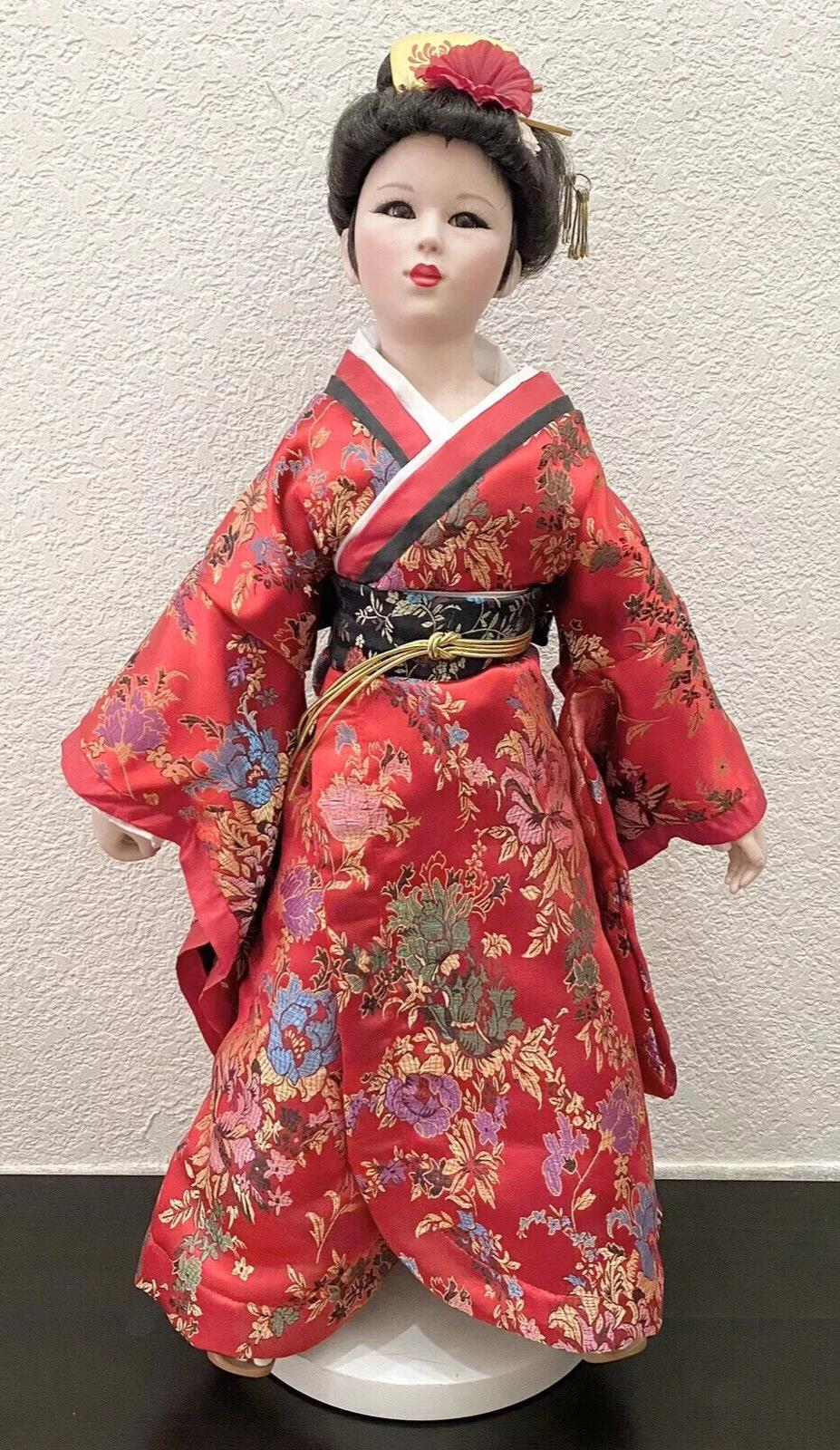 Marie Osmond Doll “Kiki June” Japanese 22-inch Porcelain Geisha Doll