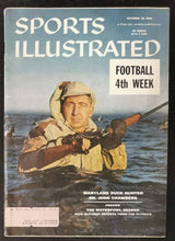 Load image into Gallery viewer, Sports Illustrated 1956 &quot;Maryland Duck Hunter Dr. John Chambers&quot; Oct 22 Issue
