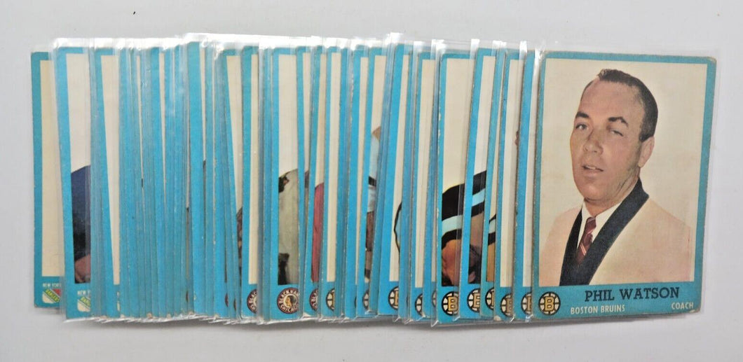 1962-63 Topps Hockey Card Set (1-64) Missing 22,24,30,43