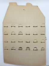 Load image into Gallery viewer, Vintage 1950's Gay Sportsman 24K Gold Plated Football Key Chain Display 23/24
