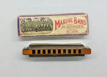 Load image into Gallery viewer, Vintage M. Hohner Marine Band Harmonica No. 1896 - Key Of C Original Box
