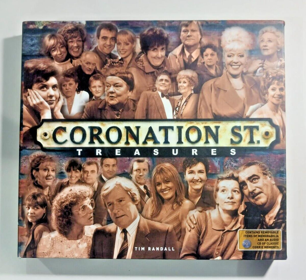 CORONATION ST. TREASURES by Tim Randall (Hardcover Coffee Table Book) SCRAPBOOK