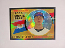 Load image into Gallery viewer, 2009 Topps Heritage Chrome Chris Tillman Black Refractor SSP 33/60 CHR199
