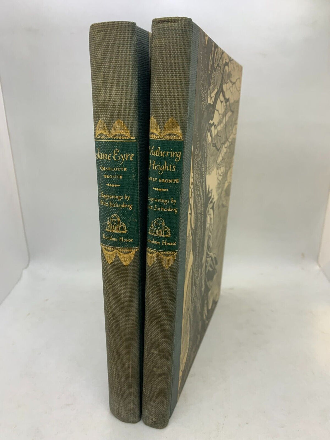 Jane Eyre & Wuthering Heights by Charlotte & Emily Bronte (Random House Publish)