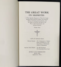 Load image into Gallery viewer, 1964s The Great Work It&#39;s Neophytes by Dr. R. Swinburne Clymer Book
