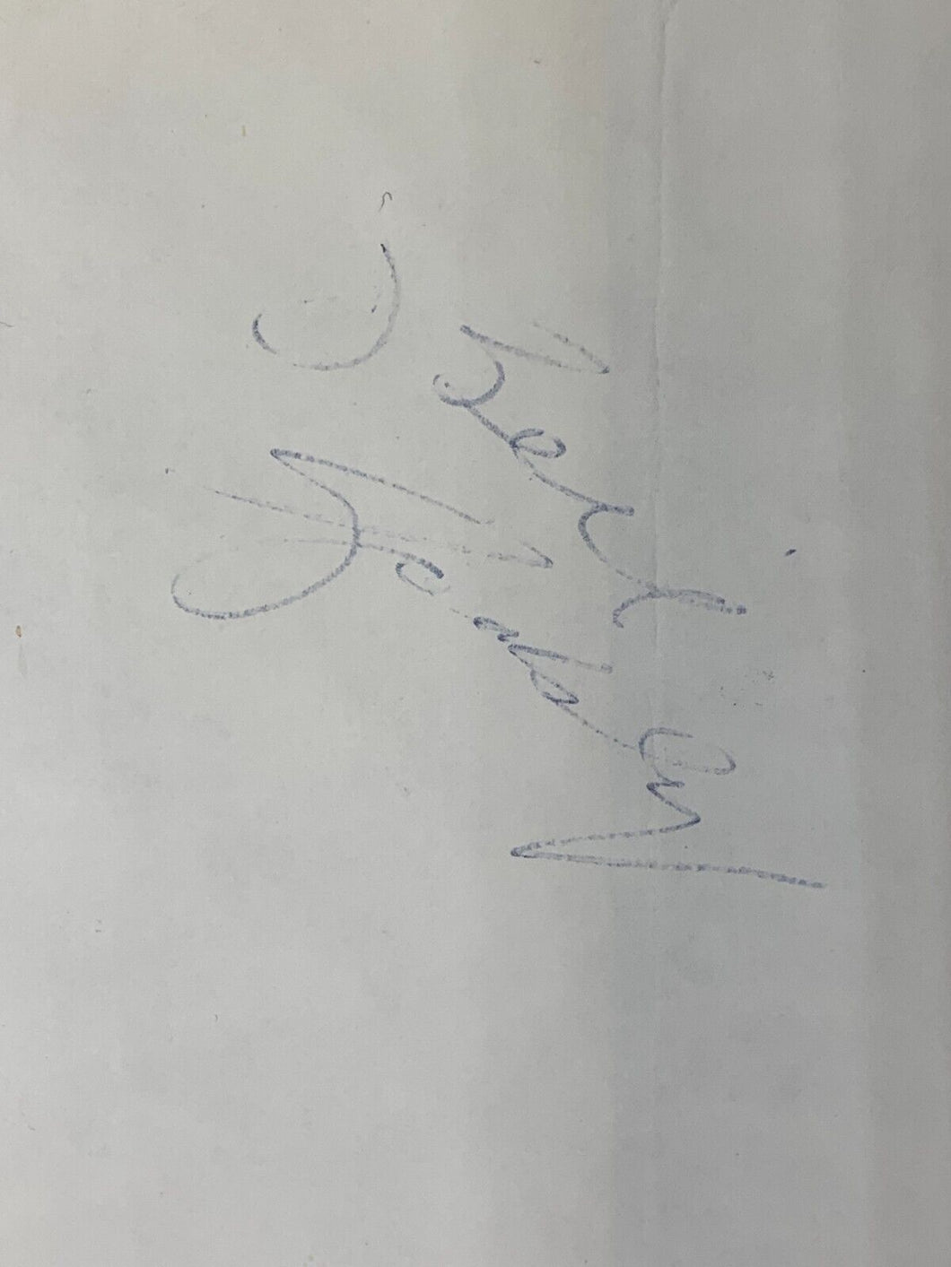 MLB Hall of Famer Bill Gadsby Autographed Sheet of Paper