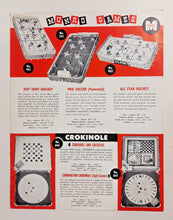 Load image into Gallery viewer, 1964 Munro Hockey Game Advertisement Flyer 9&quot; x 11&quot;
