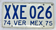 Load image into Gallery viewer, 1974-75 Veracruz Mexico License Plate
