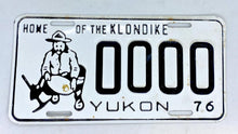 Load image into Gallery viewer, 1976 Yukon Sample License Plate Vintage
