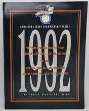 Load image into Gallery viewer, 1992 Toronto Blue Jays Vs. Oakland Athletics Scorebook Magazine
