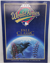 Load image into Gallery viewer, 1992 MLB World Series Fall Classic Official Souvenir Program Blue Jays/Braves
