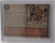 Load image into Gallery viewer, 2011 Topps Heritage 50th Anniversary 1962 Buybacks #254 Gordan Windhorn
