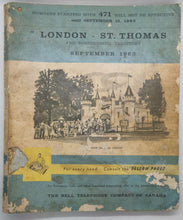Load image into Gallery viewer, 1963 Bell Telephone Phonebook - London to St. Thomas and Surrounding Territory

