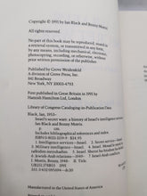 Load image into Gallery viewer, 1991 Israel's Secret Wars: A History of Israel's Intelligence by Ian Black
