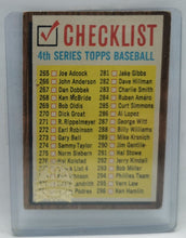 Load image into Gallery viewer, 2011 Topps Heritage 50th Anniversary 1962 Buybacks #277 Checklist (C)
