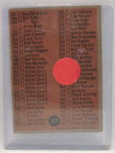 Load image into Gallery viewer, 2011 Topps Heritage 50th Anniversary 1962 Buybacks #277 Checklist (C)
