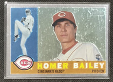 Load image into Gallery viewer, 2009 Topps Heritage Chrome Holo Refractor #CHR116 Homer Bailey (B)
