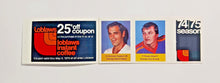 Load image into Gallery viewer, Loblaws NHL Action Players 1974-75 Sticker Stamps w/ Bob Nevin
