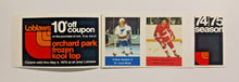 Load image into Gallery viewer, Loblaws NHL Action Players 1974-75 Sticker Stamps w/ Brian Spencer
