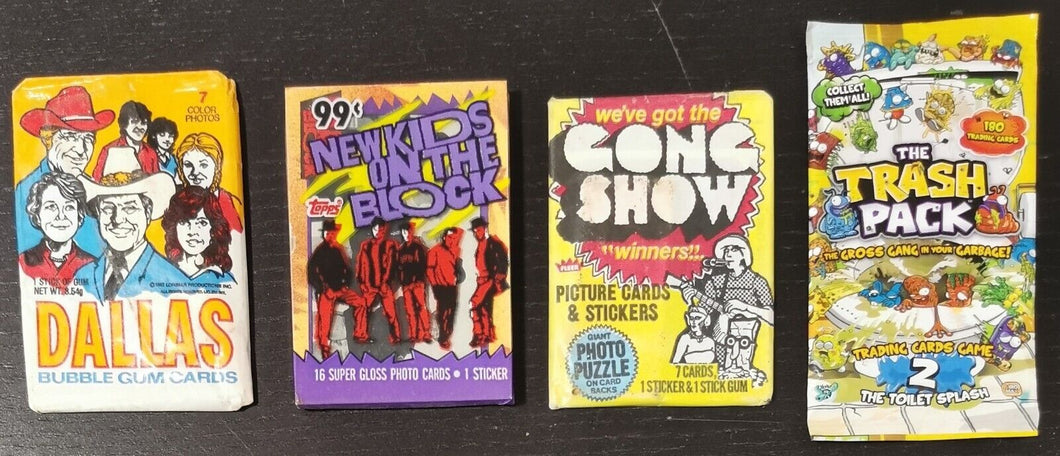 1977s, 1989s Non Sport Card - New Kids On the Block, Dallas Bubble Gum Cards