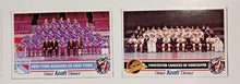 Load image into Gallery viewer, 1992-93 Kraft Dinner Hockey Hand Cut Team Collectors Cards Lot of 5
