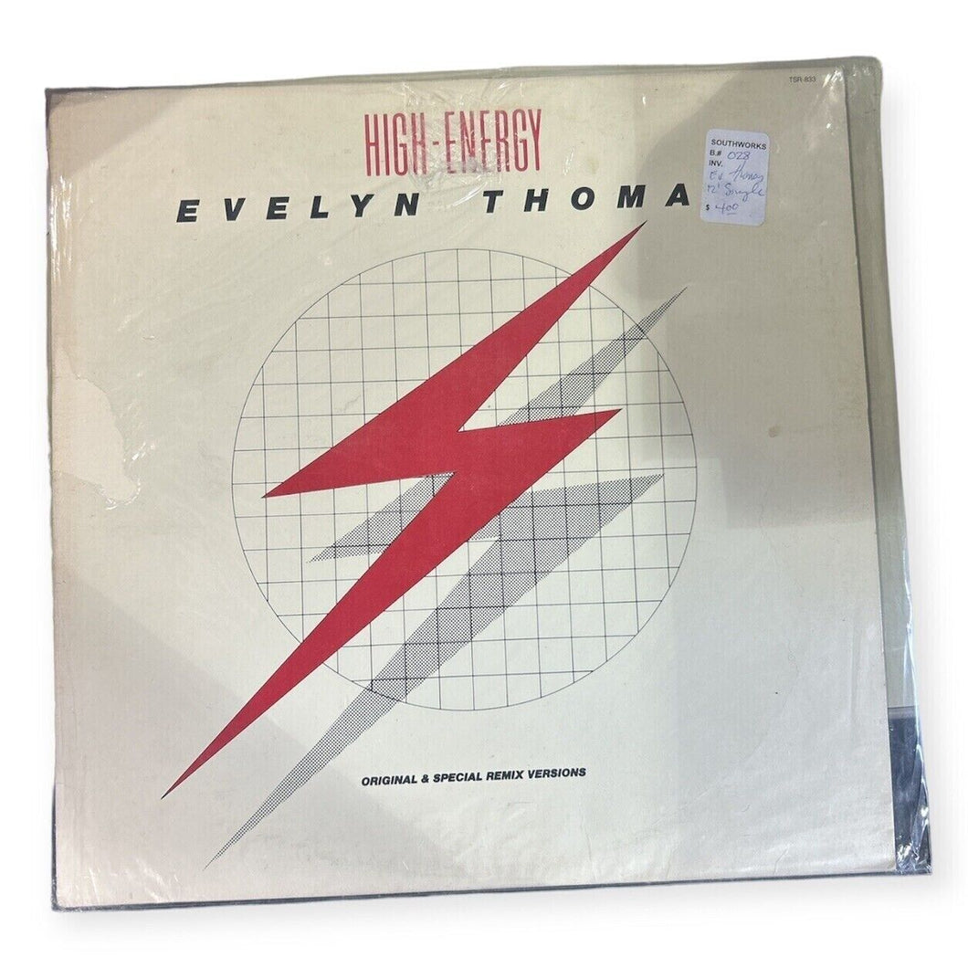 1984 High Energy By Evelyn Thomas 16” Vinyl Record
