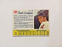 Load image into Gallery viewer, 1962 Post Canada CHUCK ESSEGIAN #45 Baseball Card Brown Back
