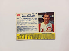 Load image into Gallery viewer, 1962 Post Canada JIM O&#39;TOOLE #126 Baseball Card Brown Back

