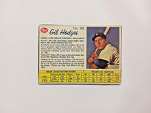 Load image into Gallery viewer, 1962 Post Canada Gil Hodges #101 Baseball Card Brown Back
