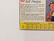 Load image into Gallery viewer, 1962 Post Canada Gil Hodges #101 Baseball Card Brown Back
