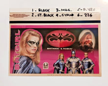Load image into Gallery viewer, Batgirl 1997 Batman and Robin Movie Printing Film for Taco Bell Cup Promo Rare
