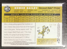 Load image into Gallery viewer, 2009 Topps Heritage Chrome Homer Bailey Black Refractor SSP 04/60 CHR116
