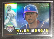 Load image into Gallery viewer, 2009 Topps Heritage Chrome Nyjer Morgan Black Refractor SSP 52/60 CHR190
