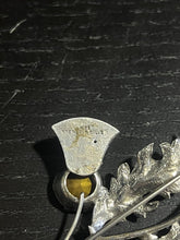 Load image into Gallery viewer, 92.5 Sterling Silver - Thistle Brooch (Marked WBS)
