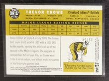 Load image into Gallery viewer, 2009 Topps Heritage Chrome Trevor Crowe Black Refractor SSP 52/60 CHR137

