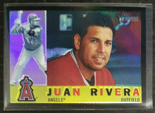 Load image into Gallery viewer, 2009 Topps Heritage Chrome Juan Rivera Black Refractor SSP 41/60 CHR138
