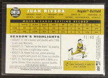 Load image into Gallery viewer, 2009 Topps Heritage Chrome Juan Rivera Black Refractor SSP 41/60 CHR138

