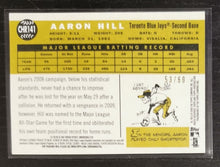 Load image into Gallery viewer, 2009 Topps Heritage Chrome Aaron Hill Black Refractor SSP 53/60 CHR141
