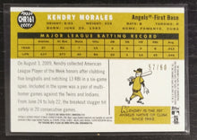 Load image into Gallery viewer, 2009 Topps Heritage Chrome Kendry Morales Black Refractor SSP 57/60 CHR161
