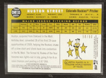 Load image into Gallery viewer, 2009 Topps Heritage Chrome Huston Street Black Refractor SSP 50/60 CHR155
