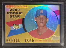 Load image into Gallery viewer, 2009 Topps Heritage Chrome Daniel Bard Black Refractor SSP 59/60 CHR182
