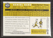 Load image into Gallery viewer, 2009 Topps Heritage Chrome Daniel Bard Black Refractor SSP 59/60 CHR182
