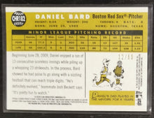 Load image into Gallery viewer, 2009 Topps Heritage Chrome Daniel Bard Black Refractor SSP 12/60 CHR182
