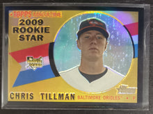 Load image into Gallery viewer, 2009 Topps Heritage Chrome Chris Tillman Black Refractor SSP 25/60 CHR199
