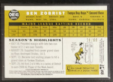 Load image into Gallery viewer, 2009 Topps Heritage Chrome Ben Zobrist Black Refractor SSP 28/60 CHR145
