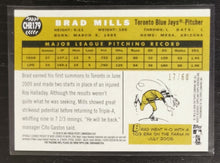 Load image into Gallery viewer, 2009 Topps Heritage Chrome Bard Mills Black Refractor SSP 17/60 CHR179
