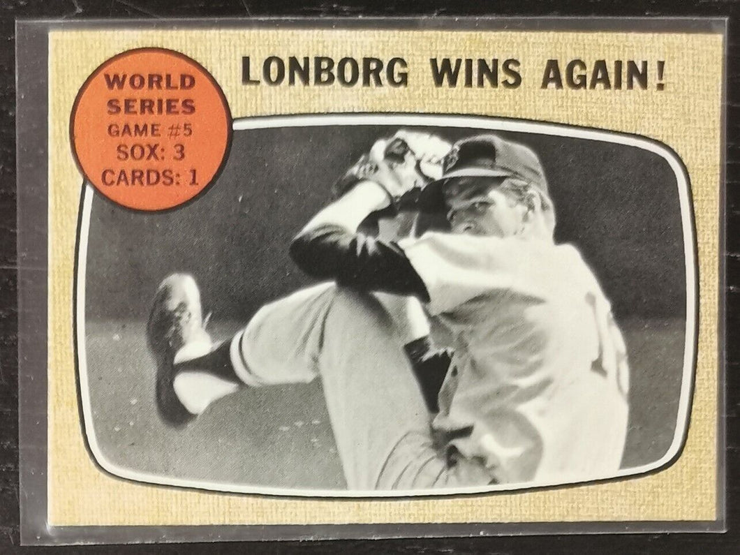 1968 O-Pee Chee OPC Baseball World Series Lonborg #155