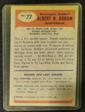 Load image into Gallery viewer, 1955 Bowman Albert R. Dorow Football Card #77
