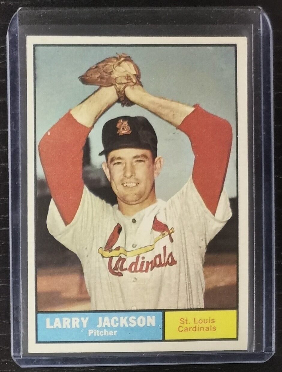 1961 Topps Larry Jackson Baseball Card #535