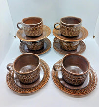 Load image into Gallery viewer, Wedgwood Retro Pennie Oven to Table Cups and Saucers Set of 6
